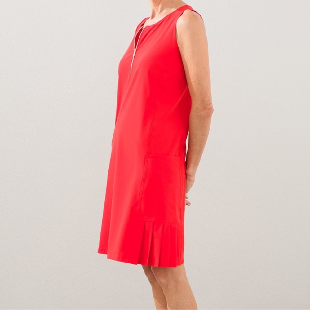 Chico’s Zenergy Orange Tennis Dress Sz 10